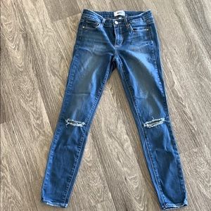 Paige skinny distressed jeans Verdugo Ankle